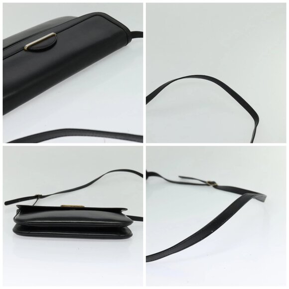 BALLY Shoulder Bag Leather Black Auth BA1165 - Picture 16 of 16